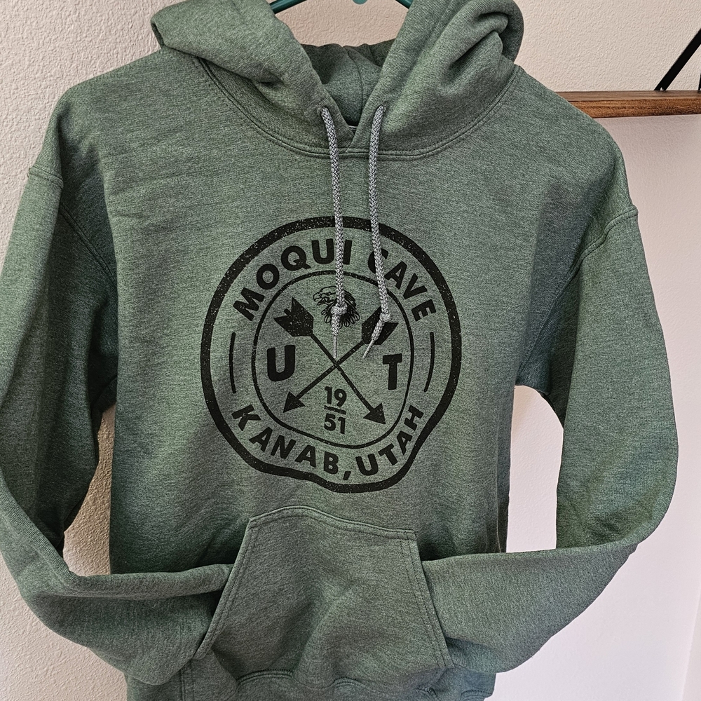 Gildan Forest Green Graphic Hoodie